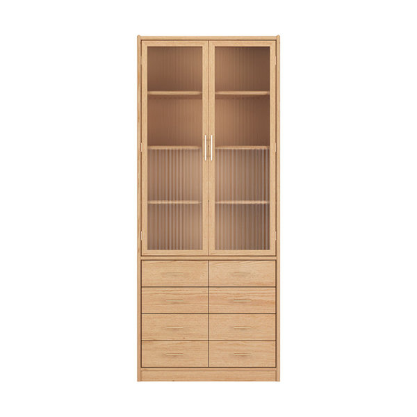 mengduolaitrading 81.1'' H x 33.5'' W Solid Wood Barrister Bookcase